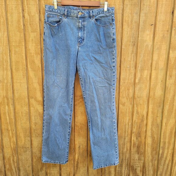 Lauren Jeans Co Ralph Lauren Straight High Rise Jeans Women’s Size 12 - Picture 1 of 11